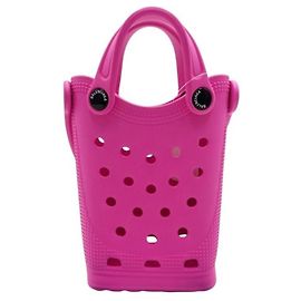 Borsa a tracolla in gomma rosa Balenciaga