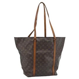 LOUIS VUITTON Monogram Sac Shopping GM Tote Bag M51110 LV Auth 185043