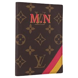 LOUIS VUITTON Monogram Couverture Passpole NM Porta passaporto LV Auth 184684 - Louis Vuitton