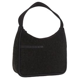 Pochette PRADA PRADA Sports in lana Khaki Silver Auth 183889A