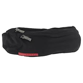 Marsupio PRADA Sports Line Nylon Blu Argento Auth ti3992
