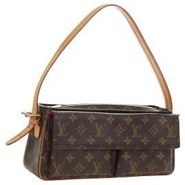 LOUIS VUITTON Borsa a Spalla Monogram Viva Cite MM M51164 LV Auth 185101SAV
