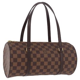 LOUIS VUITTON Damier Ebene Papillon 30 Hand Bag N51303 LV Auth 184940V