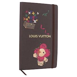 LOUIS VUITTON Monogram Vivienne Notebook MM Jane & Sticker GI1485 Auth 184901M - Louis Vuitton
