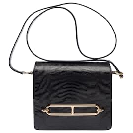 Borsa HERMES Roulis Lizard Nera - 103657 - Hermès