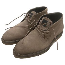 Hugo Boss BOSS Orange Stivaletti Chukka in Scamosciato