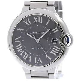 Relógio de pulso automático em aço Cartier Ballon Bleu