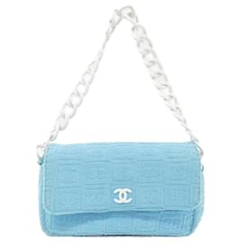 Chanel 18981 Borsa a tracolla azzurro chiaro