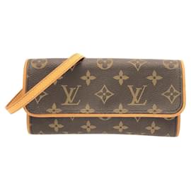 Louis Vuitton Monogram Pochette Twin PM M51854 Borsa a Spalla