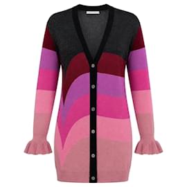 Marco de Vincenzo Colour Block Runway Cardigan SS18 - Autre Marque