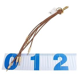 Charm per borsa in pelle marrone Loewe
