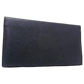 Bvlgari Classico Bi-fold Ledergeldbörse in Schwarz - Bulgari