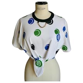 Louis Vuitton Camiseta Estampado Pelotas de Tenis XS