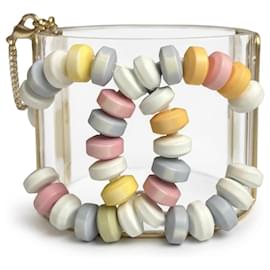 Bracciale rigido Chanel 14K Supermarket Lucite Multicolor CC Candy
