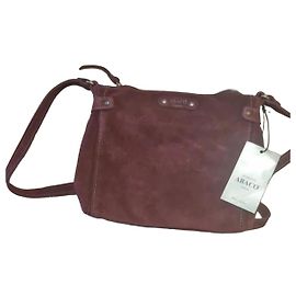 Autre Marque Abaco Paris Borsa Giulia in scamosciato e pitone bordeaux
