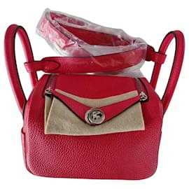 Borsa Hermès Lindy Mini Rose Extrême