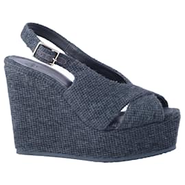 Autre Marque Espadrilles con zeppa Castañer Grigio scuro