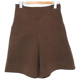 Autre Marque High Waist Lammwoll-Shorts MADISONBLUE