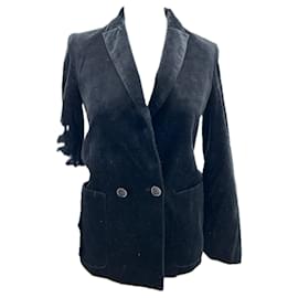 Zadig & Voltaire Samtblazer Schwarz