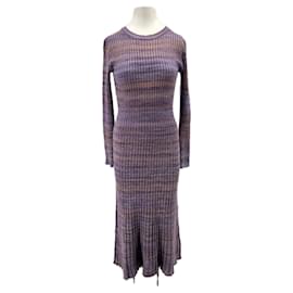 Sessun Strickkleid aus Baumwolle Lila