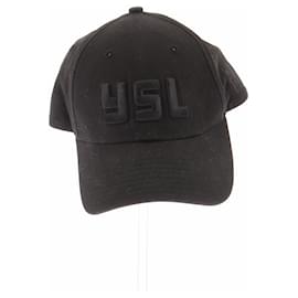 Cappellino YSL nero tono su tono - Saint Laurent