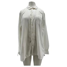 Autre Marque Camicia in lino bianca Officine Generale M