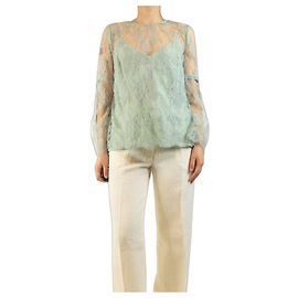 Zimmermann Top in pizzo menta - taglia UK 14