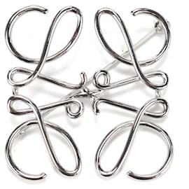 Spilla Loewe Silver Anagram 111.25.020