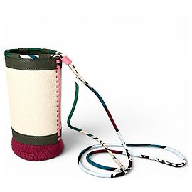 Hermès Portabotellas de agua de cuero Taurillon Petit H Hermes