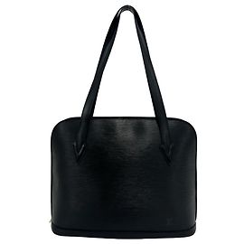 Bolso Tote Louis Vuitton Vintage Lussac en piel Epi