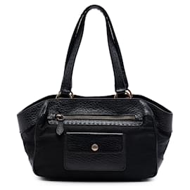 Borsa a tracolla Prada Black Berlino Trimmed Tessuto