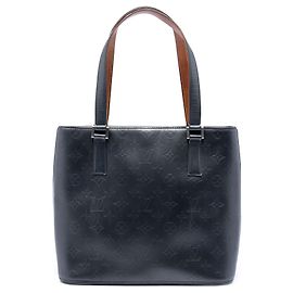 Louis Vuitton Blue Monogram Mat Stockton