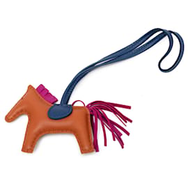 Hermès Brown Milo Lammfell Grigri Rodeo Taschenanhänger PM