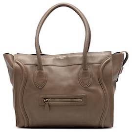 Céline Tote in pelle marrone Celine