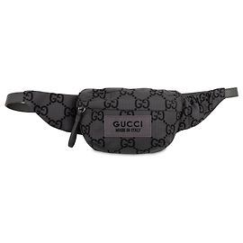 Borsa a tracolla Gucci Gray GG Nylon Ripstop