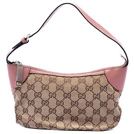 Borsa Gucci Beige GG Canvas Web