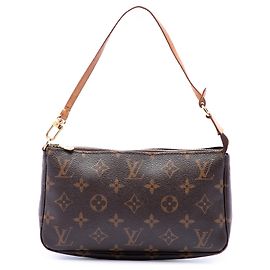 Louis Vuitton Marrom Monogram Pochette Accessoires