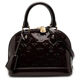 Louis Vuitton Alma BB in Monogram Vernis viola
