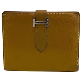 Cartera compacta de dos pliegues Hermès Bearn