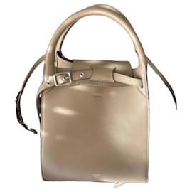 Céline Celine Borsa a mano in pelle beige e camoscio