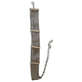 No Brand Gargantilla Choker de Plata 925 y Circonitas