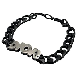 Bracciale rigido in metallo nero Christian Dior B1611HOMMT