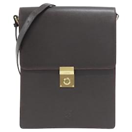 Borsa a tracolla in pelle marrone Loewe