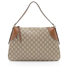 Borsa a tracolla grande Gucci GG Supreme Emblem