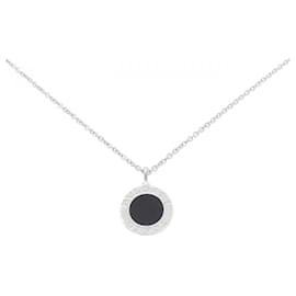 Collar Bvlgari Bulgari Bulgari en oro blanco 750, diamante y ónix