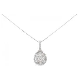Autre Marque Collana in oro bianco Au750 e diamanti