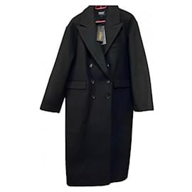 Autre Marque Abrigo ONLY Negro Cruzado Oversize XL