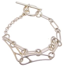 Bracelet Chaine d'Ancre Punk en argent sterling Hermes - Hermès