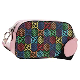 Borsa a tracolla GUCCI GG Psychedelic Multicolore Argento 574886 Auth 183722M
