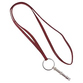 HERMES Whistle Charm metal Silver Auth bs35483 - Hermès